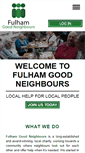 Mobile Screenshot of fulhamgoodneighbours.org