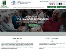 Tablet Screenshot of fulhamgoodneighbours.org